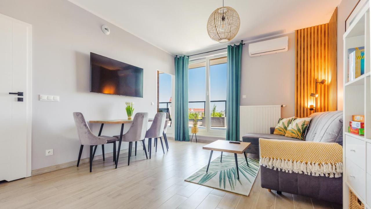Apartamenty Delux Sun & Snow Nowe Hallerowo Z Przestronnym Tarasem - Blisko Centrum Władysławowo Exteriör bild
